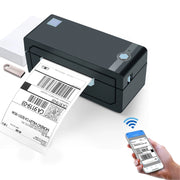 Thermal Printer, 4''X6'' Bluetooth Label Printer for Shipping Packages, Compatible with Windows Smartphone