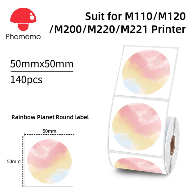 Phomemo M110 Thermal Wireless Label Printer Sticker Mini Printer Barcode Bluetooth Label Maker Price Tag Printers Free APP