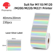 Phomemo M110 Thermal Wireless Label Printer Sticker Mini Printer Barcode Bluetooth Label Maker Price Tag Printers Free APP