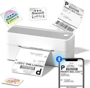 118Mm Width Bluetooth Thermal Shipping Label Printer 241BT Wireless 4X6 Label Printer for Small Business&Package