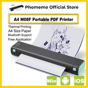 M08F Wireless Tattoo Transfer Stencil Printer Tattoo Transfer Thermal Copier Machine Compatible with Smartphone & PC