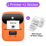 Phomemo M110 Thermal Wireless Label Printer Sticker Mini Printer Barcode Bluetooth Label Maker Price Tag Printers Free APP