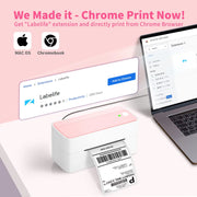 Bluetooth 118Mm Shipping Thermal Label Maker Sticker Printer Portable Address Postage Label Printer Machine Widely Used