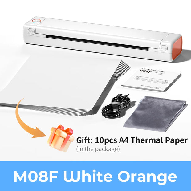 M08F Wireless Tattoo Transfer Stencil Printer Tattoo Transfer Thermal Copier Machine Compatible with Smartphone & PC