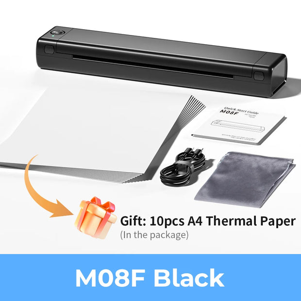 M08F Wireless Tattoo Transfer Stencil Printer Tattoo Transfer Thermal Copier Machine Compatible with Smartphone & PC