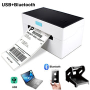 High Speed Desktop USB Bluetooth Thermal Printer Label Maker Sticker Shipping Label Barcode Printer for Express Label