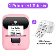 Phomemo M110 Thermal Wireless Label Printer Sticker Mini Printer Barcode Bluetooth Label Maker Price Tag Printers Free APP